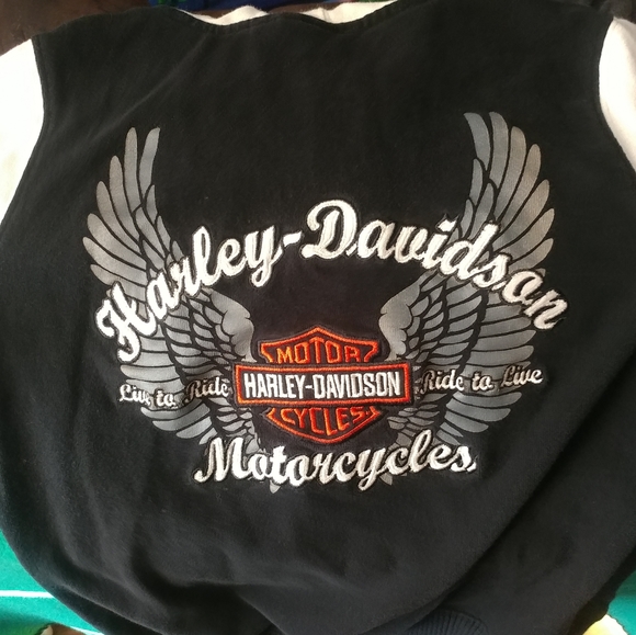 Women's Harley Davidson Zip up Jacket - Picture 4 of 8